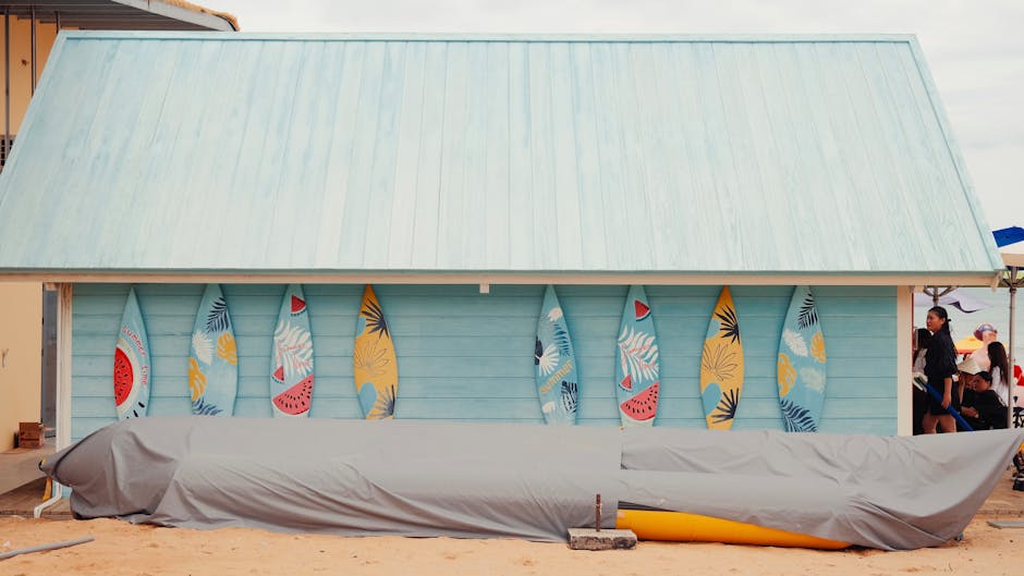 衝浪客的濱海小屋：防鹽害、防潮、衝浪板收納全攻略！