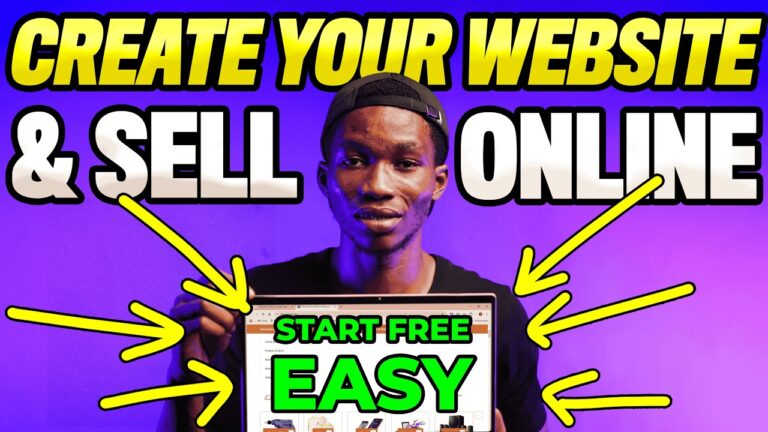 How To Create A Website To Sell Products & Make Money Online