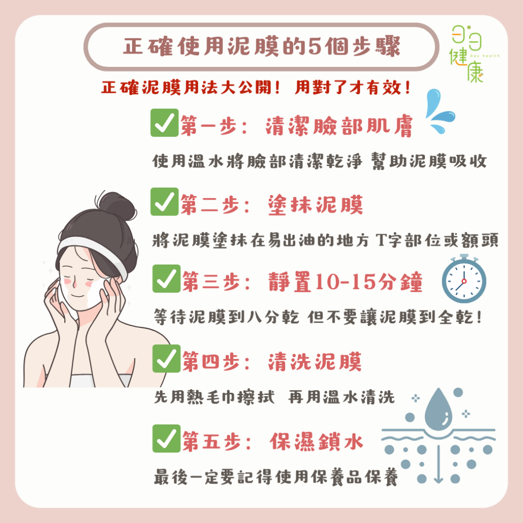 如何正確使用泥膜深層清潔毛孔？完整教學與肌膚保養秘訣
