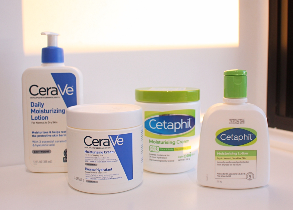 舒特膚長效精華乳與 Cerave 四款乳液評比：混合肌、A 酸使用者必看！