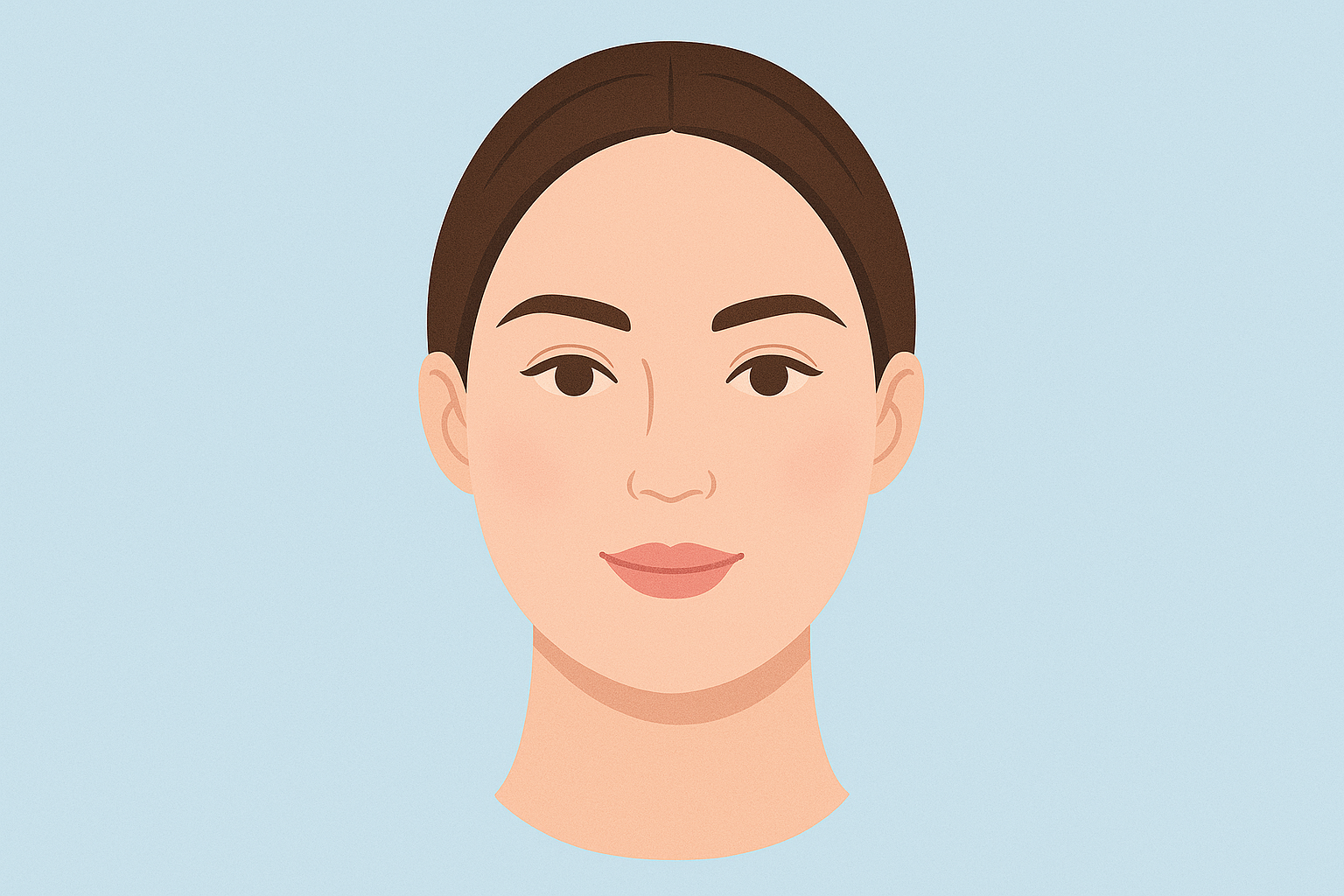 橢圓臉型多種眉形選擇與風格展示