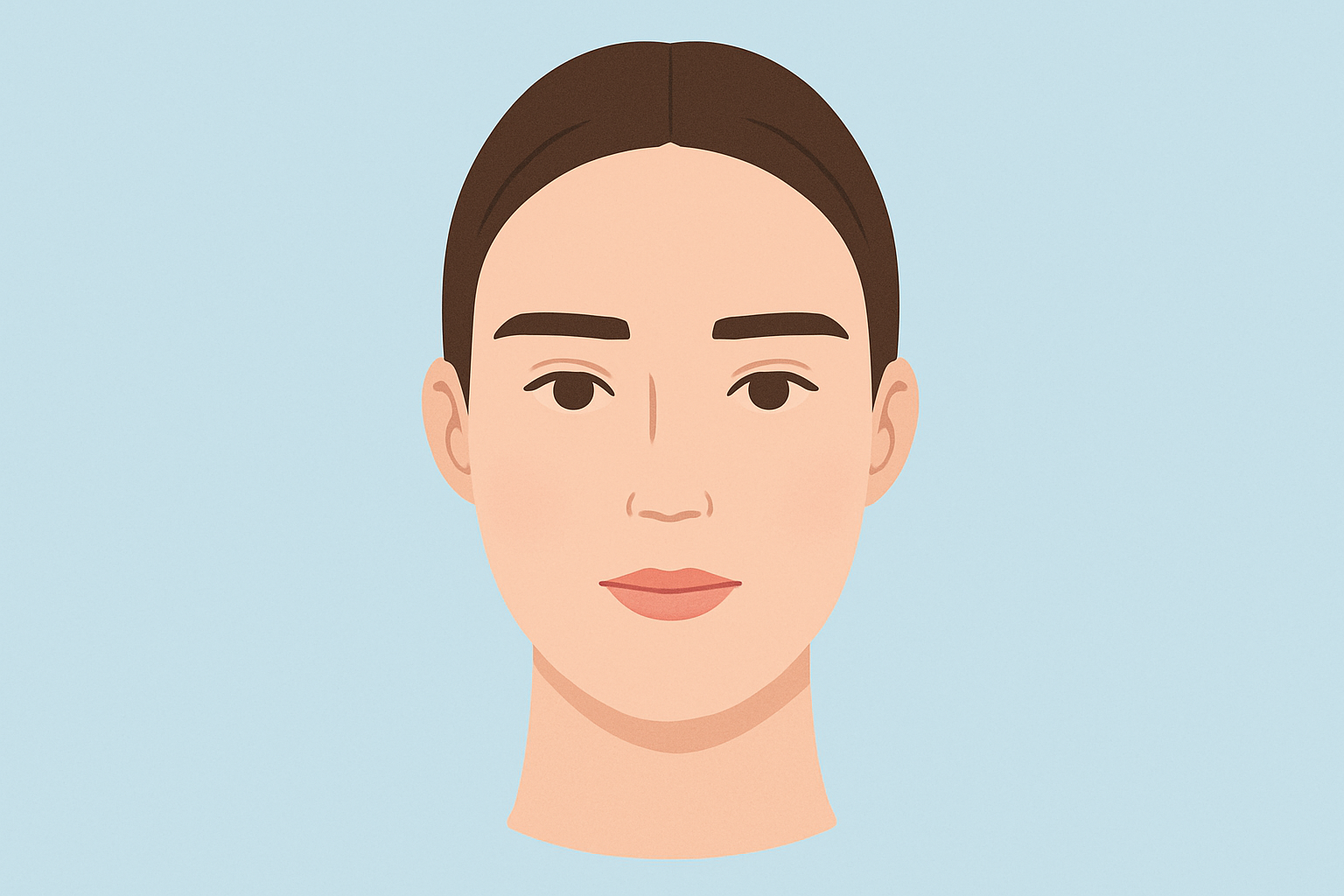 長臉型專屬眉形設計與視覺縮短效果對比