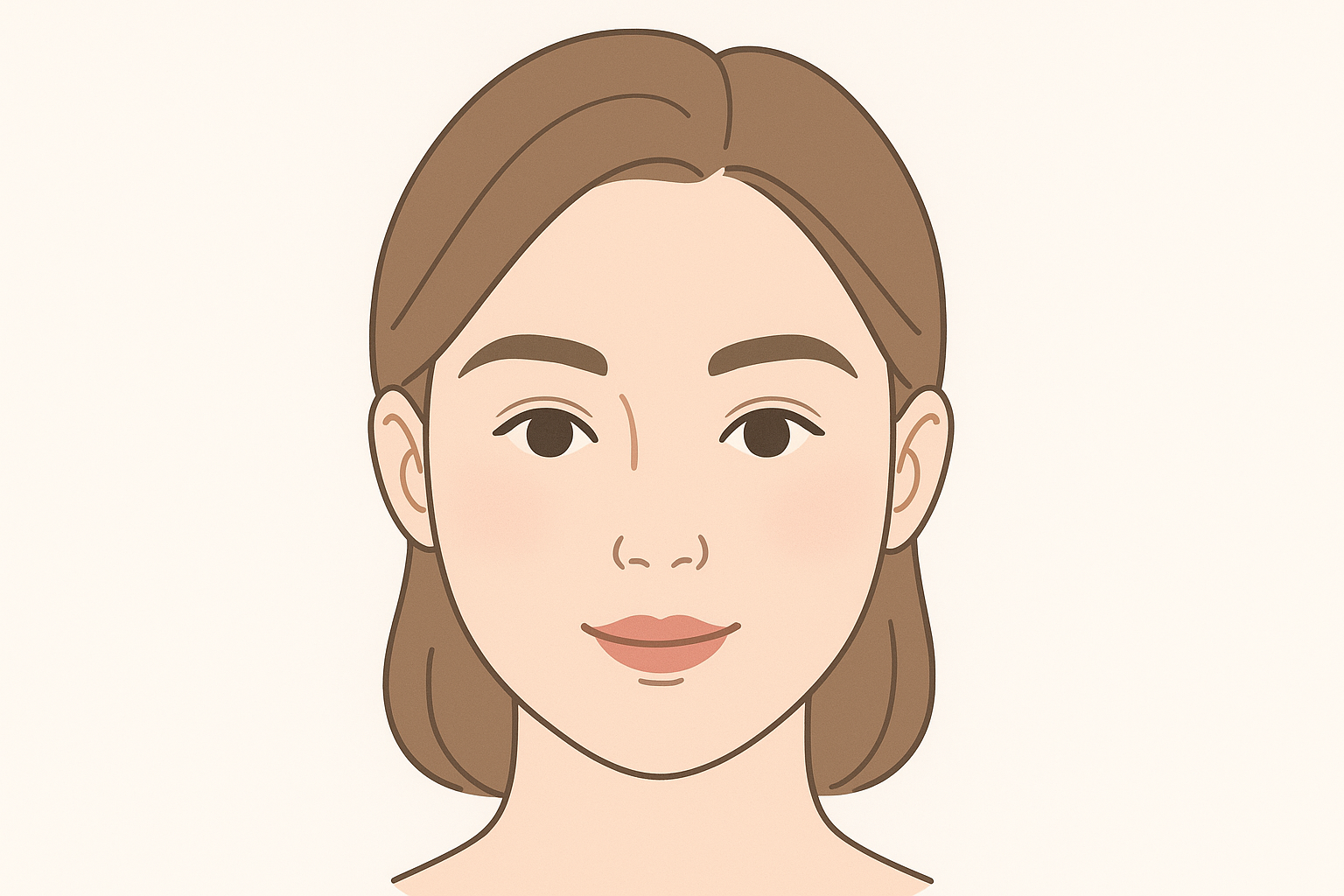 心形臉型專屬眉形設計與平衡效果對比