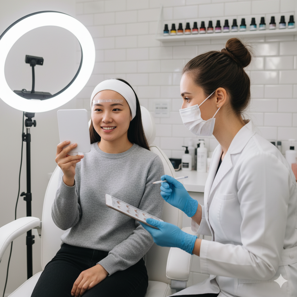 第一次霧眉就上手！從諮詢、設計到操作的完整流程解析