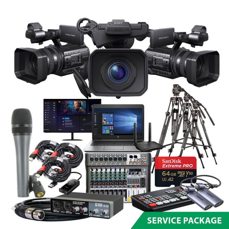 Three Camera Multi Channel Live Streaming Rent in Sri Lanka