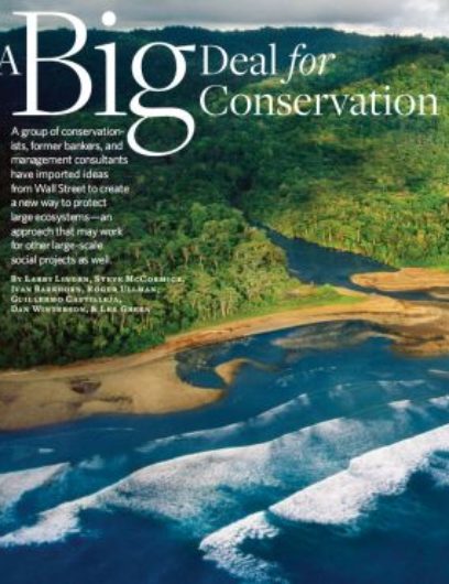 A Big Deal for Conservation - Redstone Strategy Group