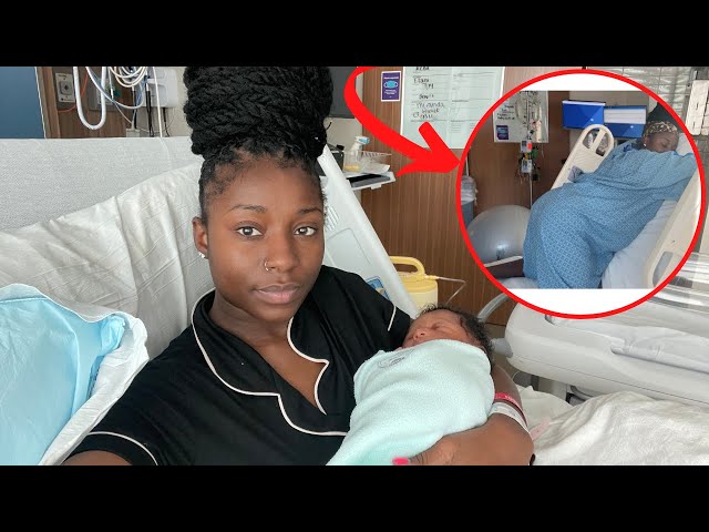 BABY IS HERE!!! LABOR & DELIVERY VLOG | LIVE BIRTH + MEET BABY E ...
