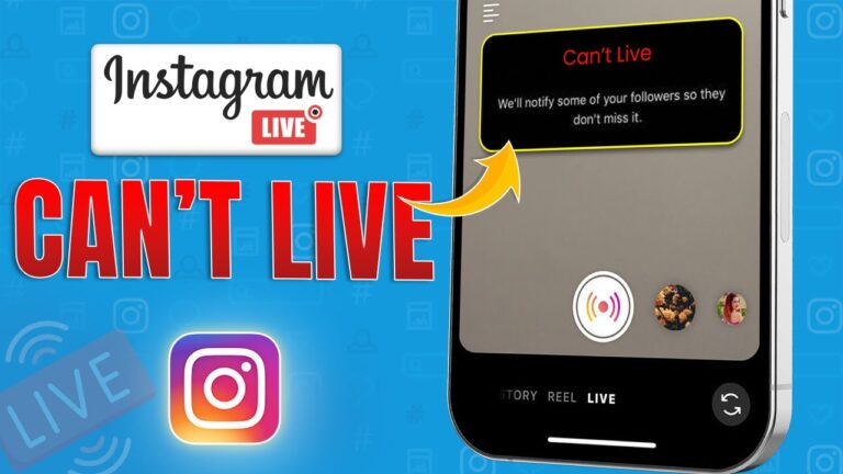 How to Fix Can't Go Live on Instagram on iPhone | Unable to Go Instagram  Live