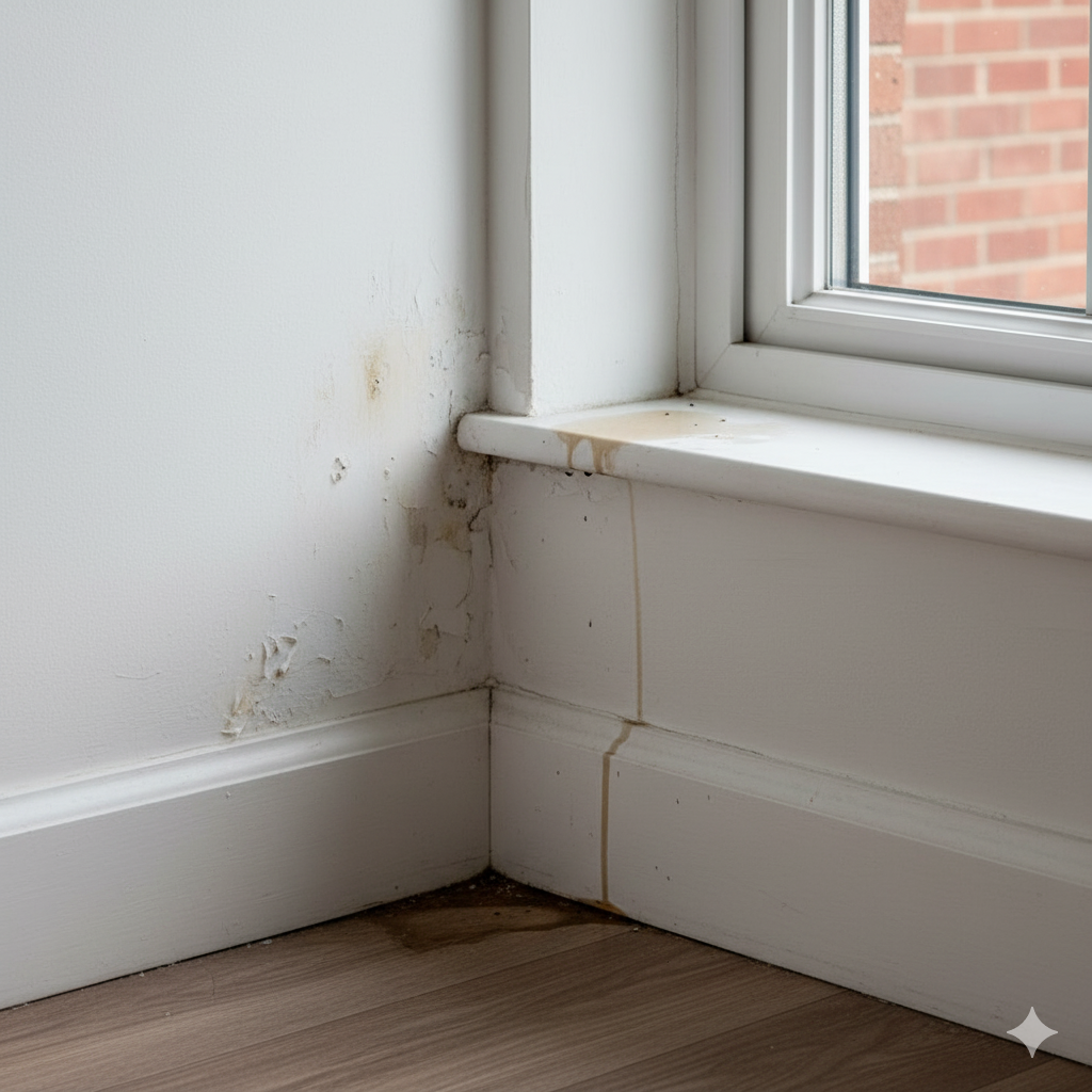 窗框漏水 v.s 牆角滲水